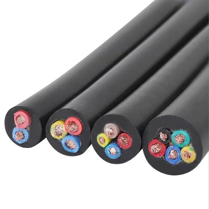 YQ/YQW/YZ/YZW/YC/YCW 450/750V 0.3-150mm² 2-5cores Waterproof Flame-Retardant Rubber Sheathed Power Cable And Wires