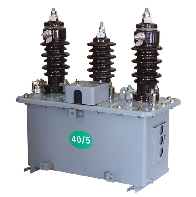 JLS 3/6/10KV 5A Outdoor Oil-Immersed High-Voltage Power Metering Box Three-Phase Three-Wire Combined Transformer
