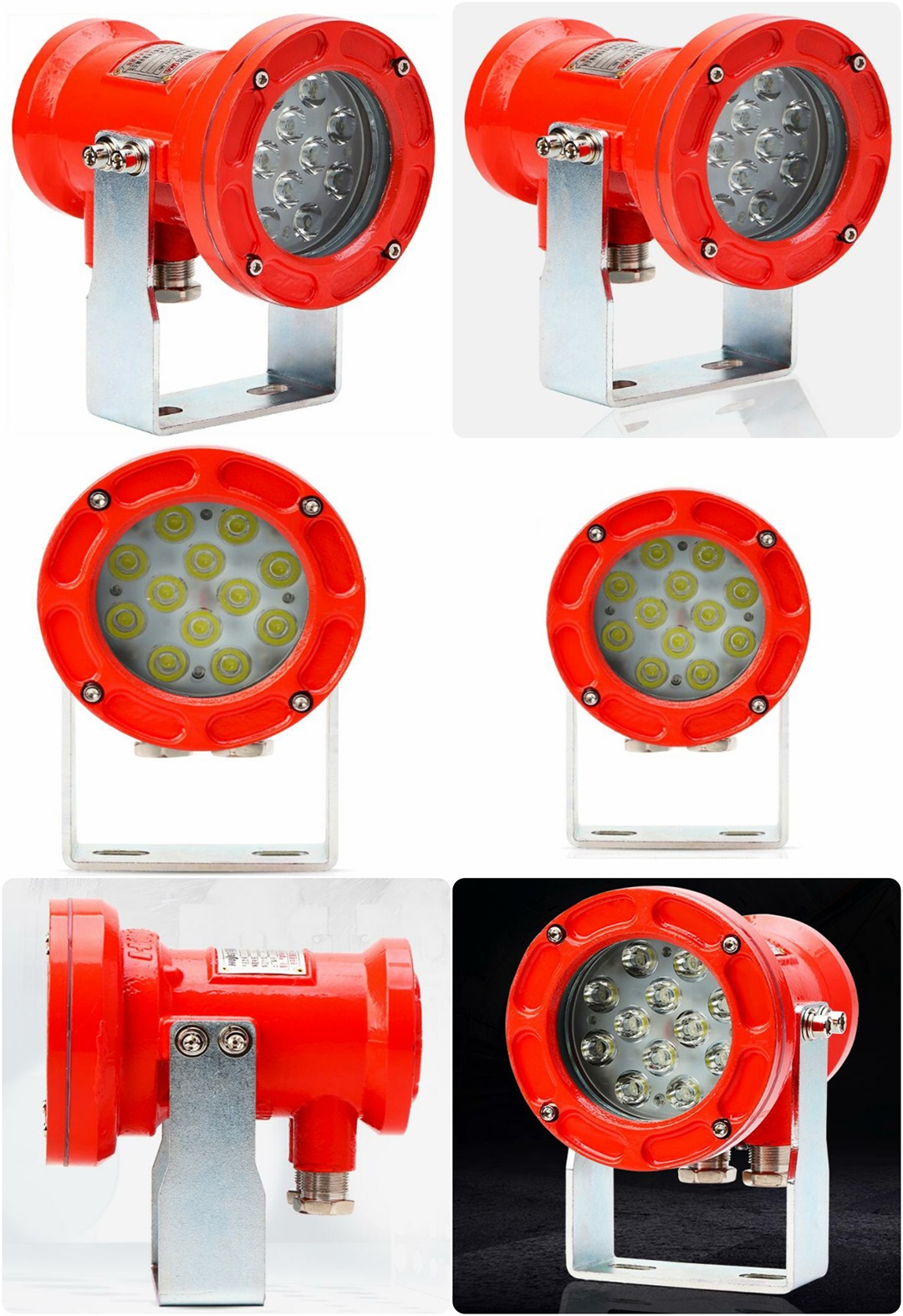Mine explosion-proof LED locomotive lamp
