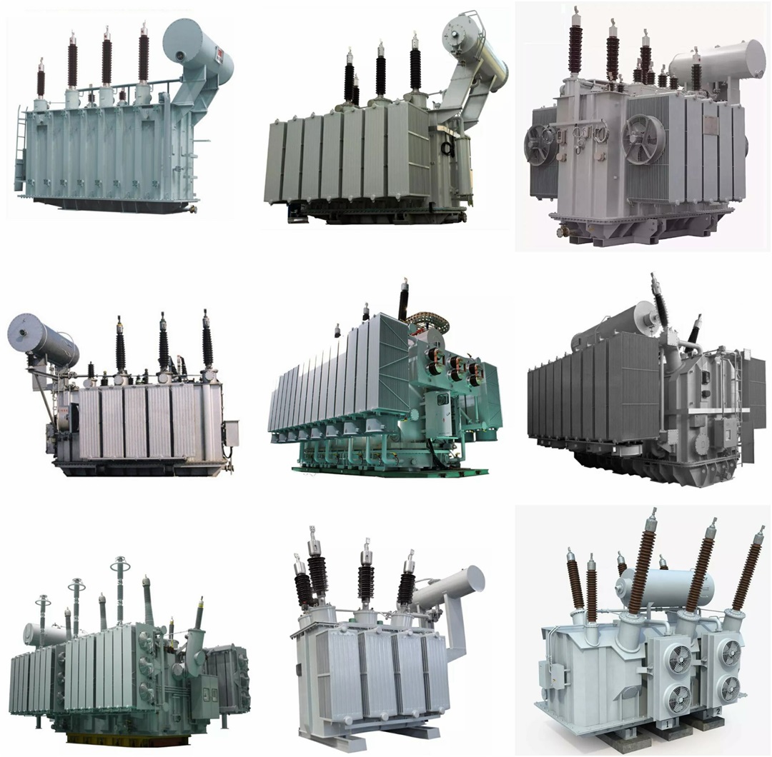 Three phase air-cooled oil immersed power transformer