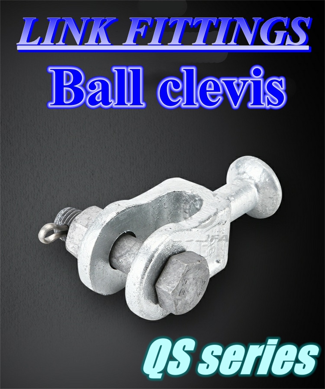 Ball clevis link fitting