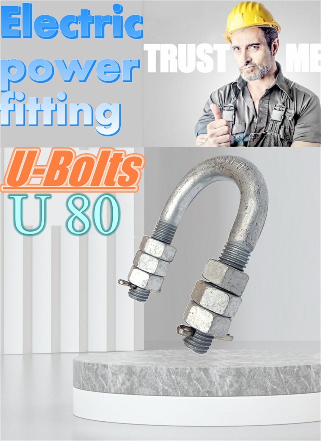 U-boulon Power link Fitting