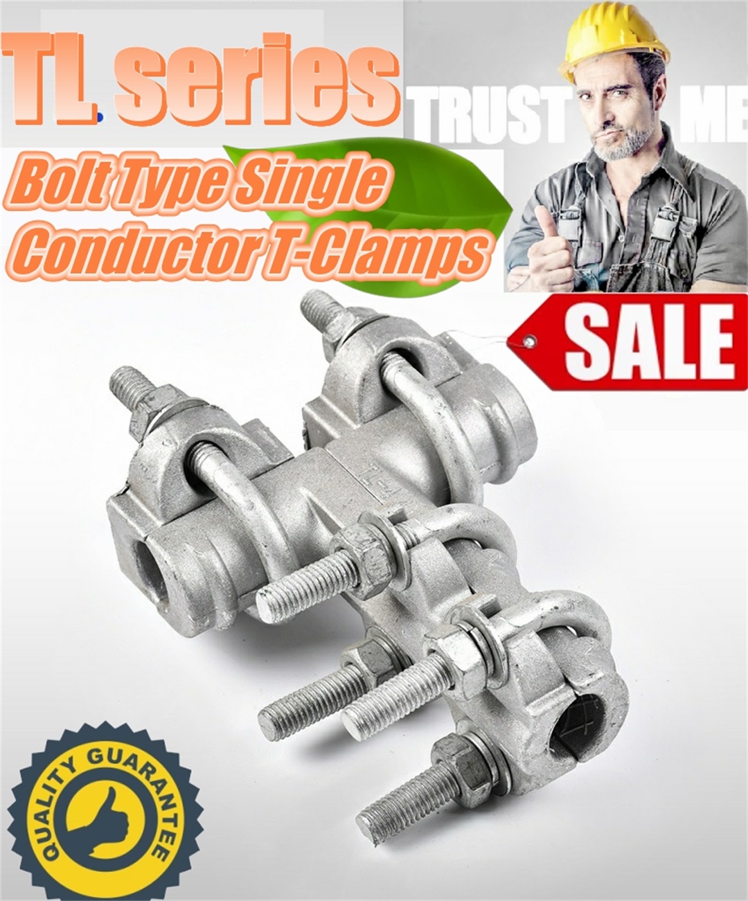 T-connector electric power fitting