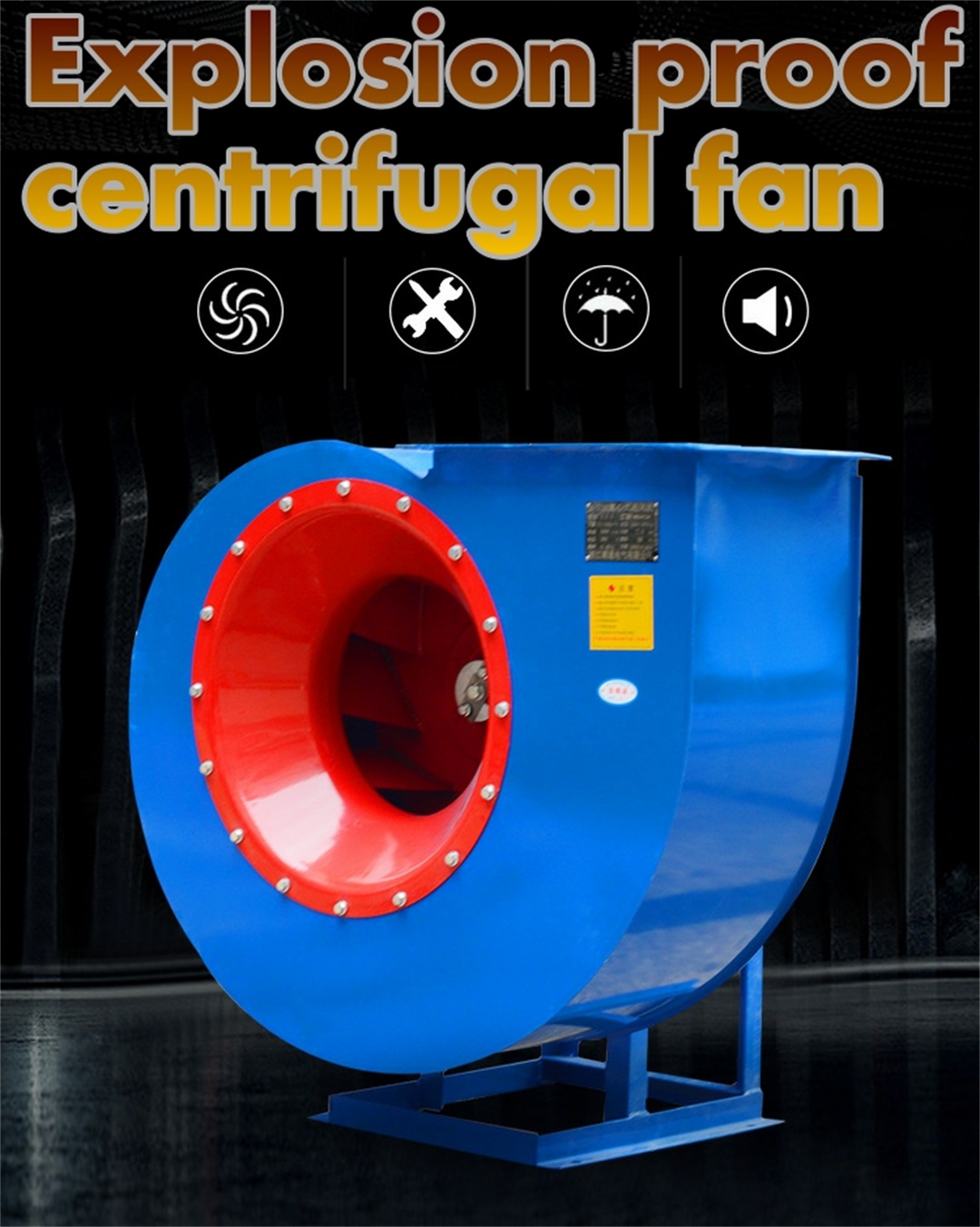 Explosion proof centrifugal fan