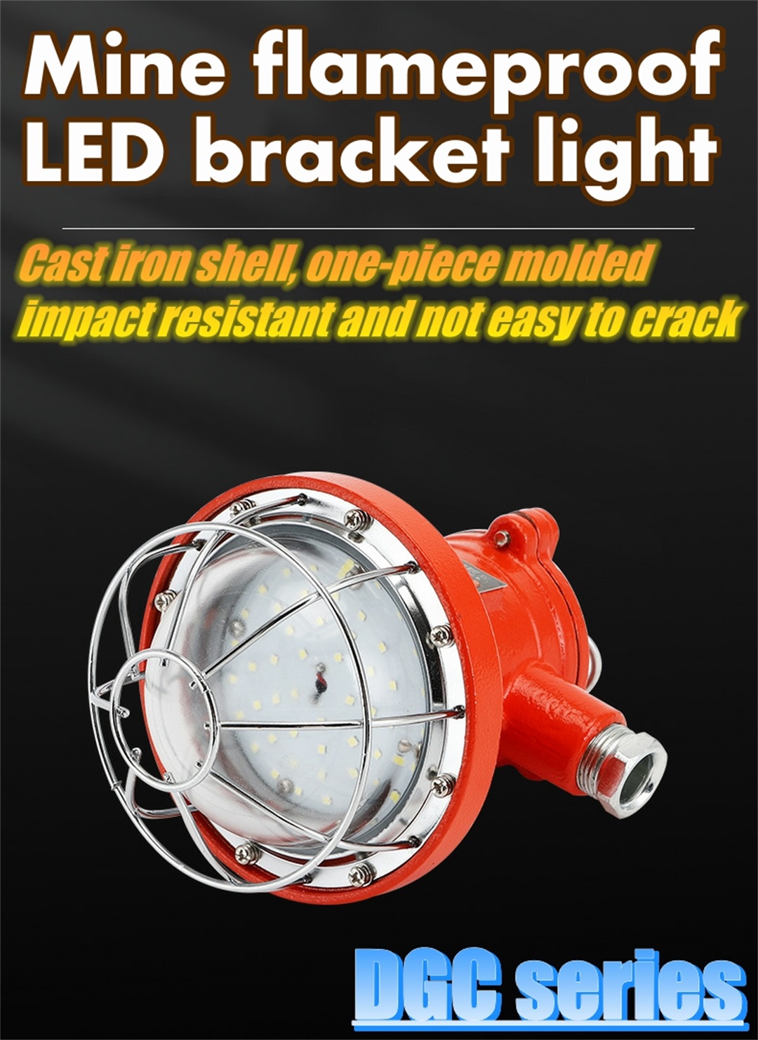 Mine flameproof LED bracket light