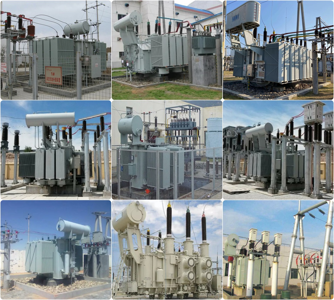 Three phase on load voltage regulating oil immersed power transformer