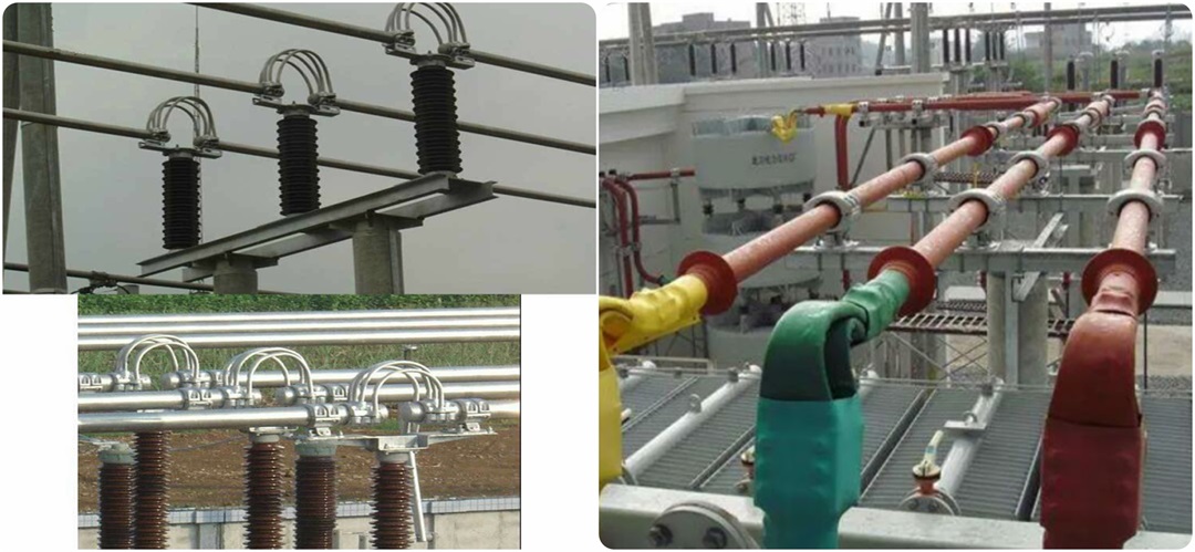 Busbar supports fixing clamp  substation fitting