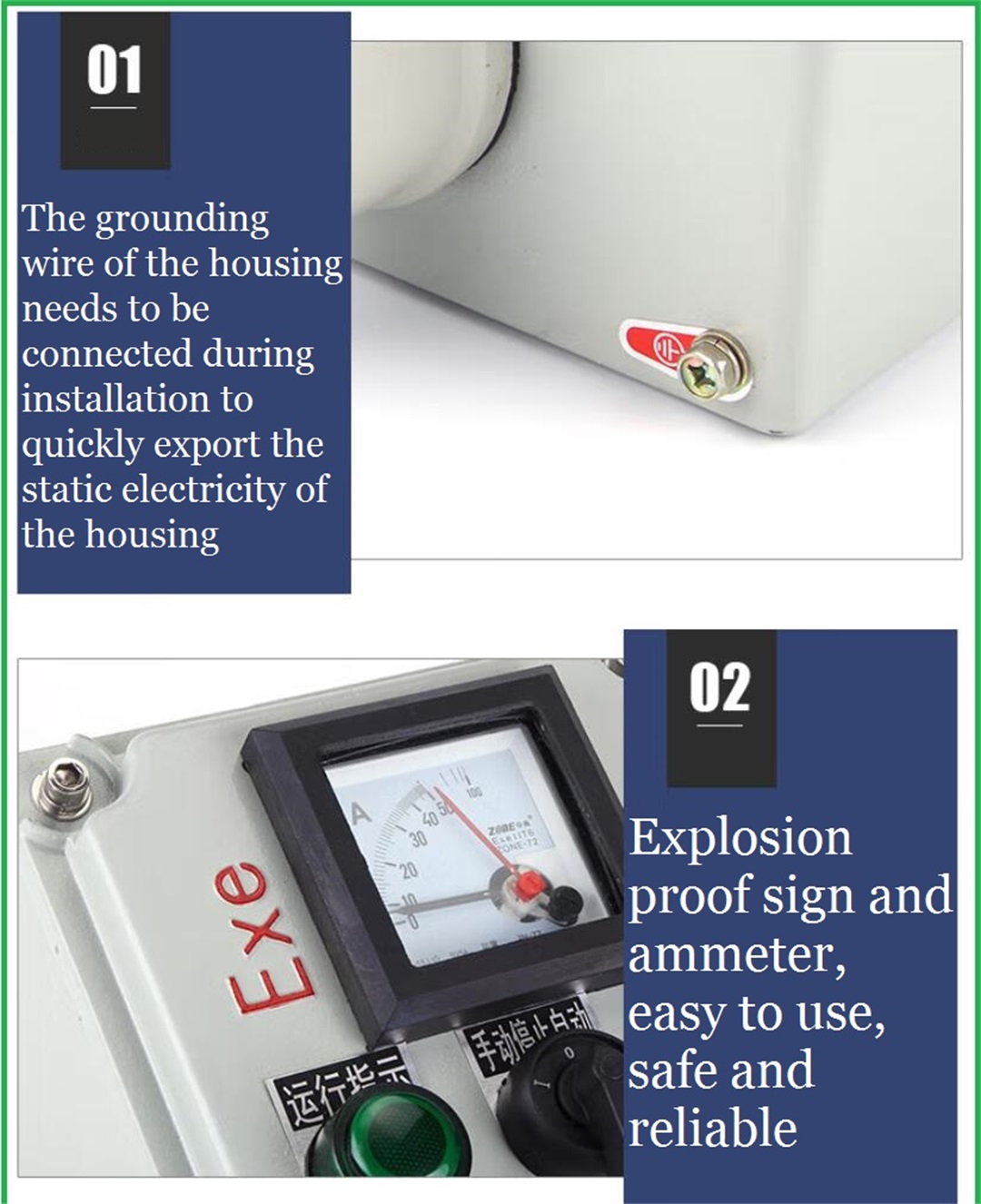 Explosion-proof switch series